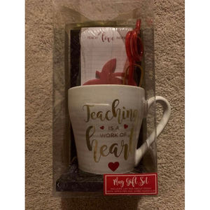 teachers mug gift set